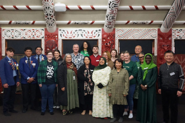 A group photo of the participants of Bridging Cultures Christchurch, as well as the IACT team.