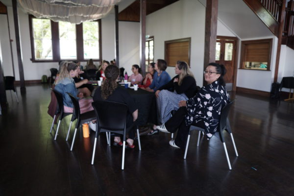 A group workshopping