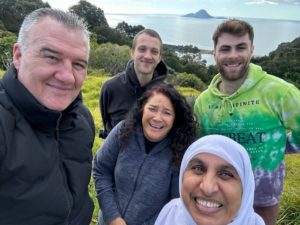 A group photo of the IACT team at Whakatāne