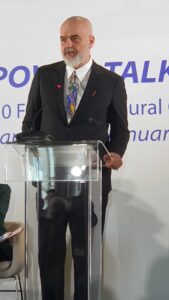 A photo of Prime Minister of Albania Edi Rama